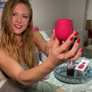 Sexy Hot Babe Testing Out Rose Sex Toy | How To Use A Rose Sex Toy | Clit Sucking Vibrator Review